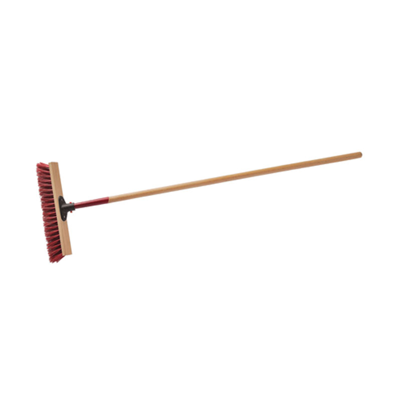Floor Brush With Wooden Handle
