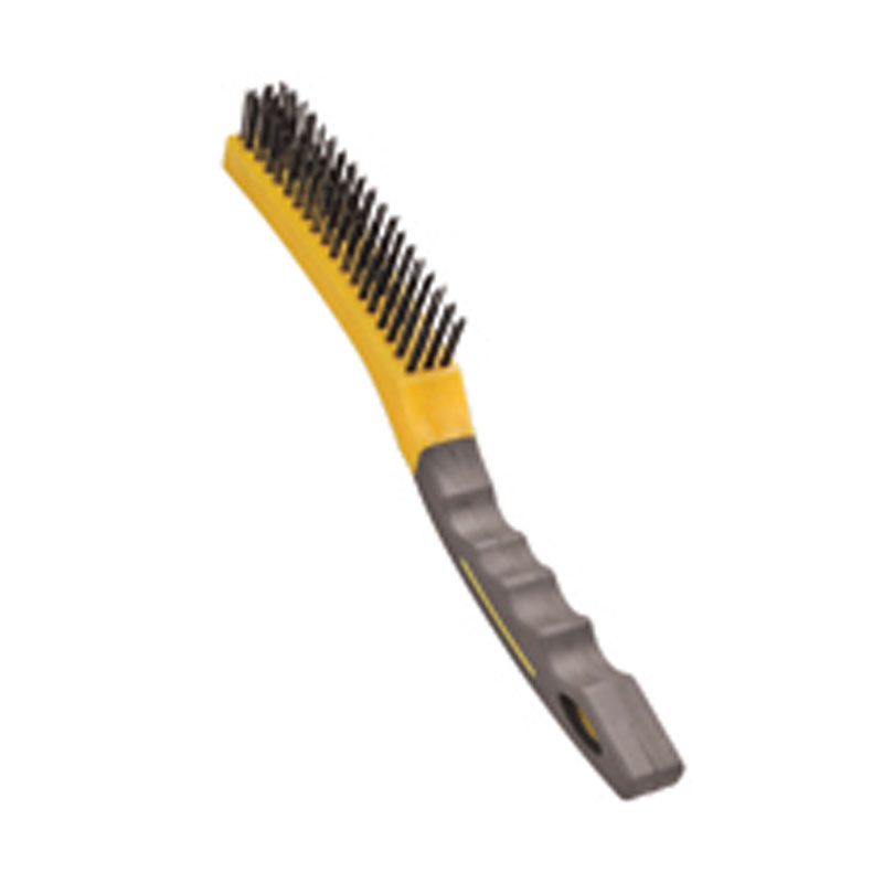 Steel Wire Brush With Plastic Handle