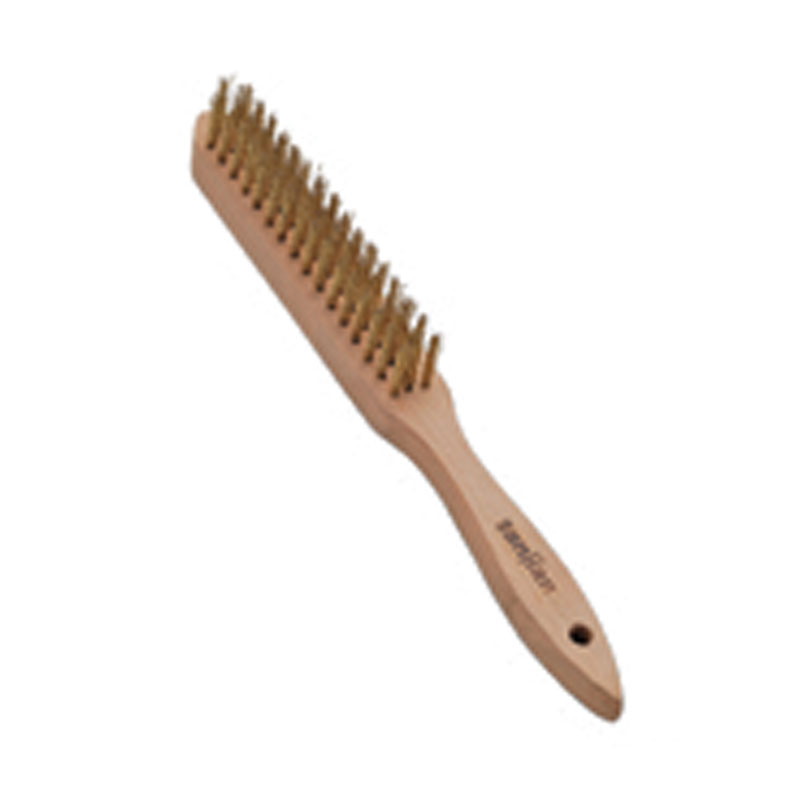 Brass-Cotaed Steel Wire Brush
